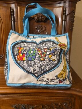 Brighton "Summer of Love" Canvas Tote